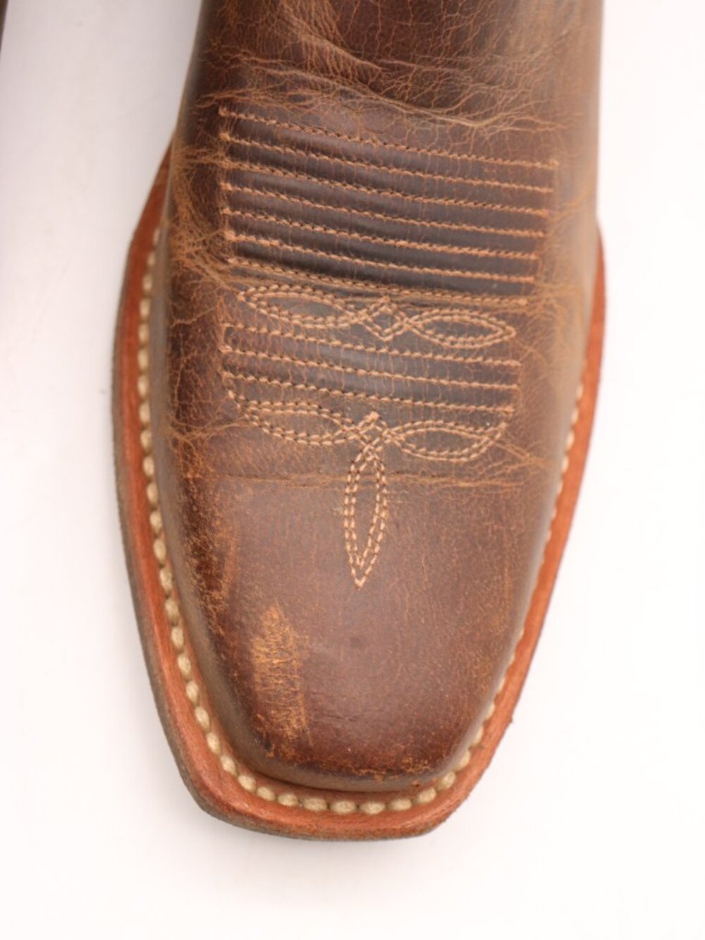 Ariat Autry Western Boots Women’s Size 7.5 B Brown Leather Embroidered 10018570 - Picture 9 of 10